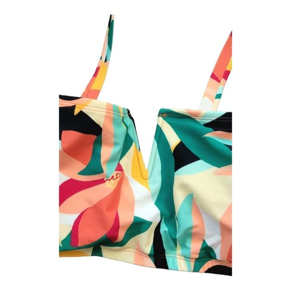 Mynah Plus Size Print 2 Piece Swimsuit - Picture 3 of 5